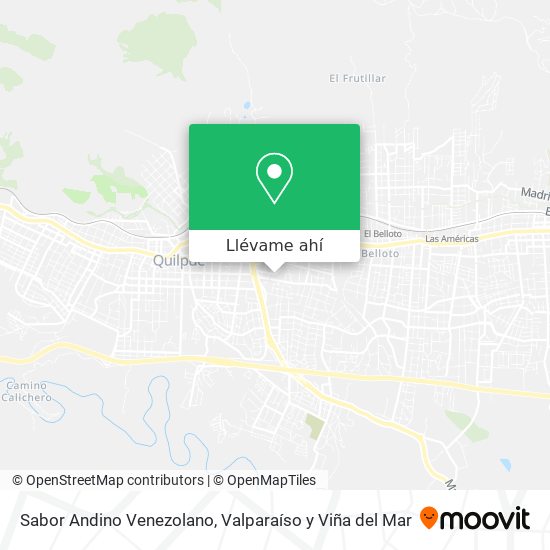 Mapa de Sabor Andino Venezolano