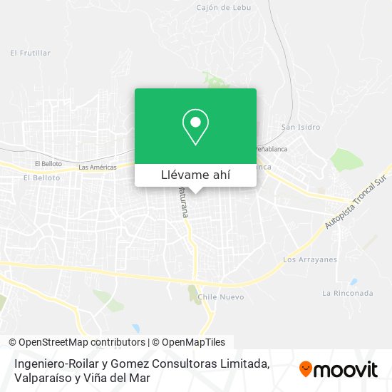 Mapa de Ingeniero-Roilar y Gomez Consultoras Limitada