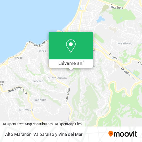 Mapa de Alto Marañón