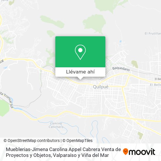 Mapa de Mueblerias-Jimena Carolina Appel Cabrera Venta de Proyectos y Objetos