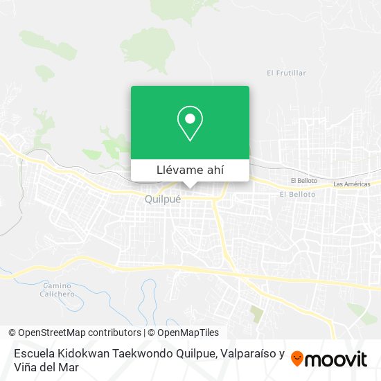 Mapa de Escuela Kidokwan Taekwondo Quilpue