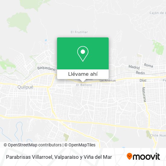 Mapa de Parabrisas Villarroel