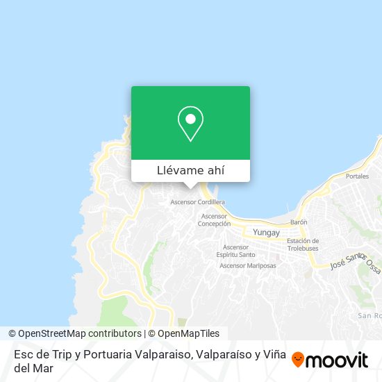 Mapa de Esc de Trip y Portuaria Valparaiso