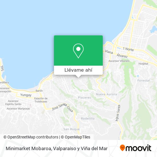 Mapa de Minimarket Mobaroa