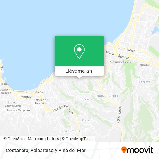 Mapa de Costanera