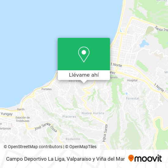 Mapa de Campo Deportivo La Liga