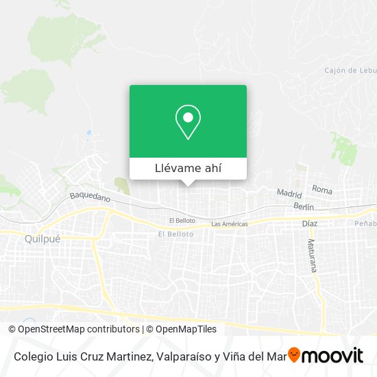 Mapa de Colegio Luis Cruz Martinez