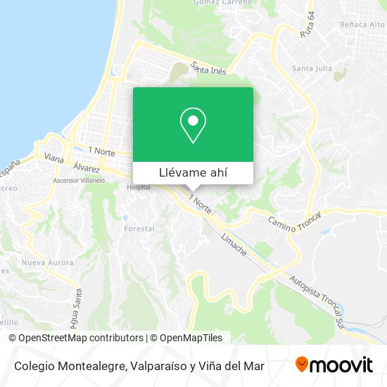 Mapa de Colegio Montealegre