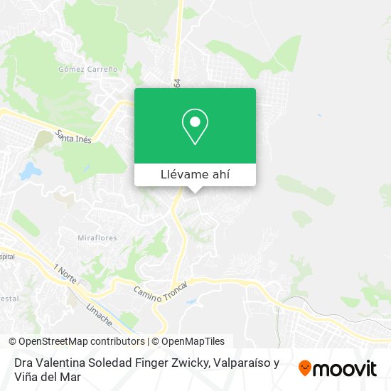 Mapa de Dra Valentina Soledad Finger Zwicky