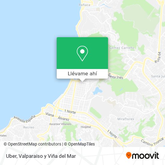 Mapa de Uber