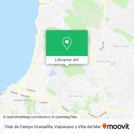 Mapa de Club de Campo Granadilla