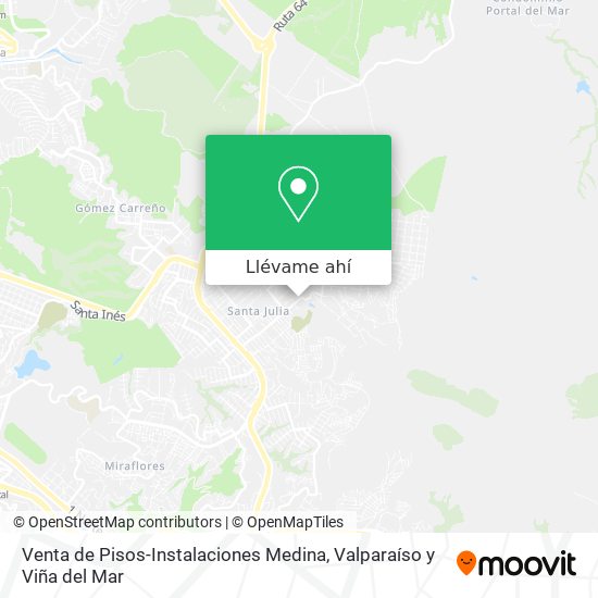 Mapa de Venta de Pisos-Instalaciones Medina