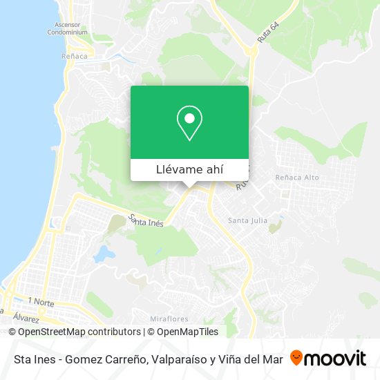 Mapa de Sta Ines - Gomez Carreño