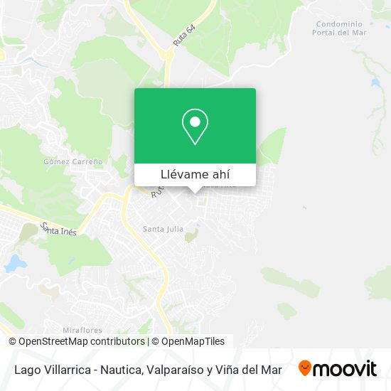 Mapa de Lago Villarrica - Nautica