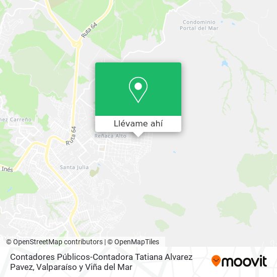 Mapa de Contadores Públicos-Contadora Tatiana Alvarez Pavez