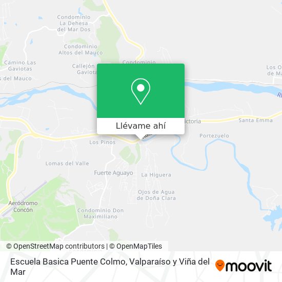 Mapa de Escuela Basica Puente Colmo