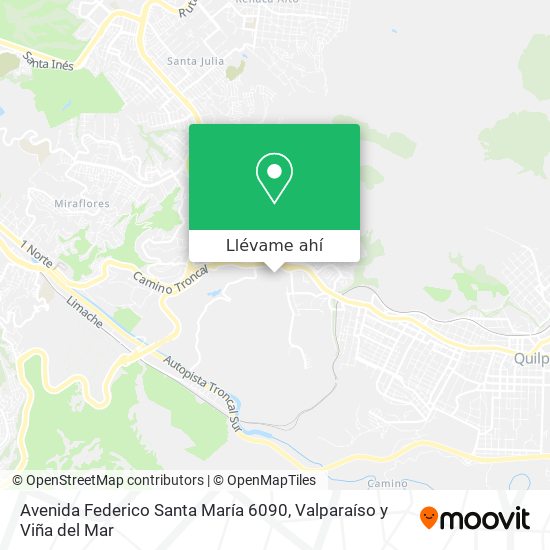 Mapa de Avenida Federico Santa María 6090
