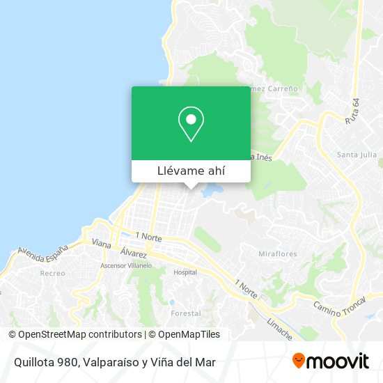 Mapa de Quillota 980