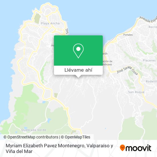 Mapa de Myriam Elizabeth Pavez Montenegro