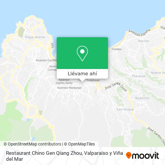 Mapa de Restaurant Chino Gen Qiang Zhou
