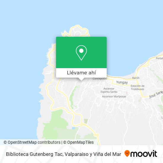 Mapa de Biblioteca Gutenberg Tac