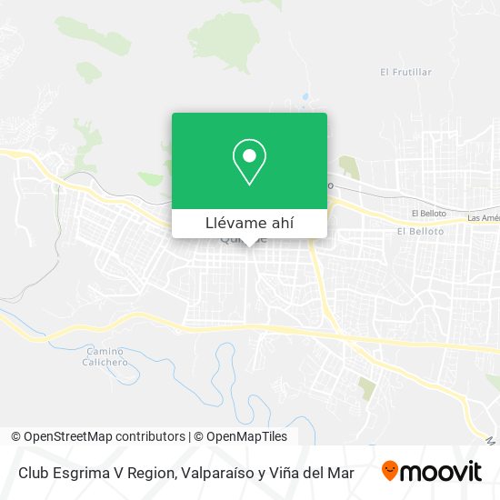 Mapa de Club Esgrima V Region