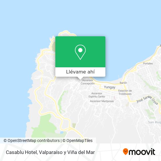 Mapa de Casablu Hotel