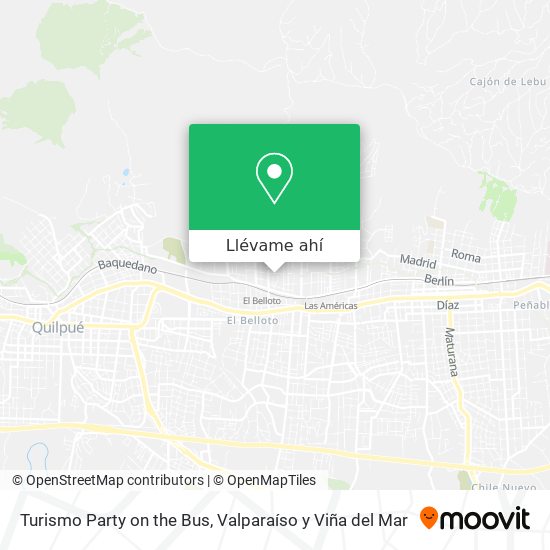 Mapa de Turismo Party on the Bus