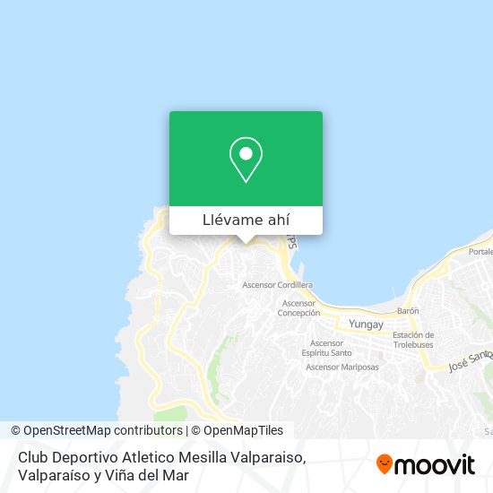 Mapa de Club Deportivo Atletico Mesilla Valparaiso