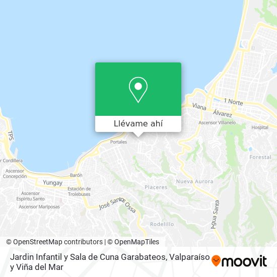 Mapa de Jardin Infantil y Sala de Cuna Garabateos