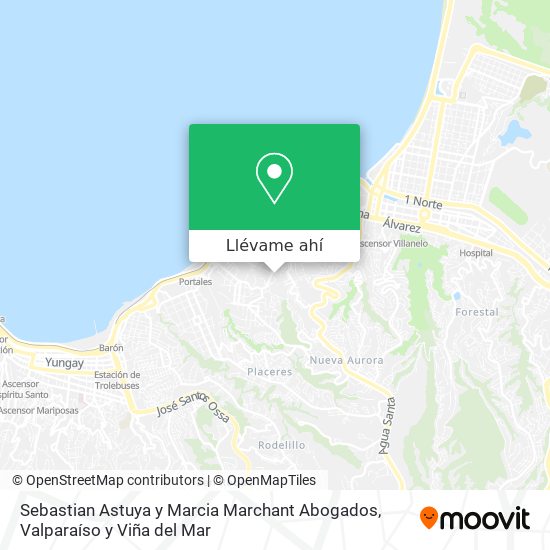 Mapa de Sebastian Astuya y Marcia Marchant Abogados