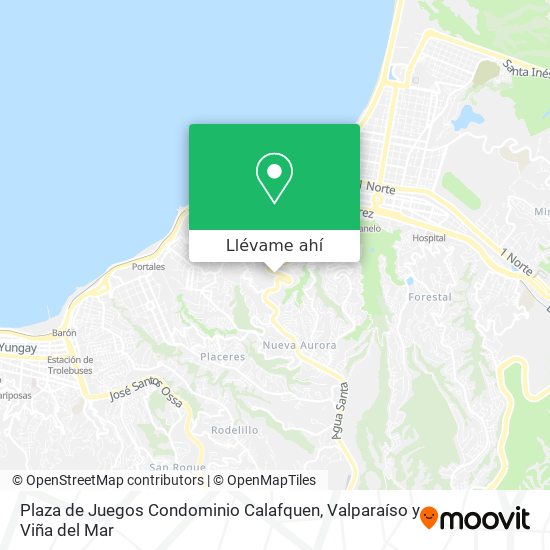 Mapa de Plaza de Juegos Condominio Calafquen