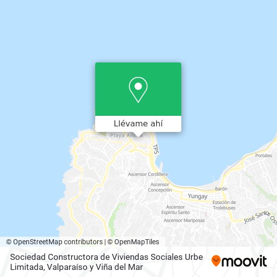 Mapa de Sociedad Constructora de Viviendas Sociales Urbe Limitada