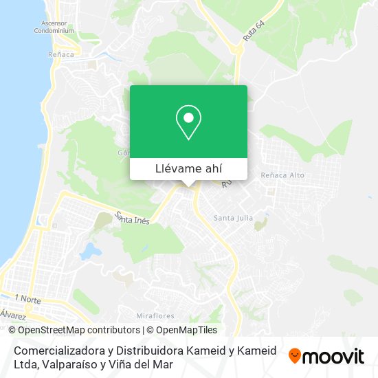 Mapa de Comercializadora y Distribuidora Kameid y Kameid Ltda