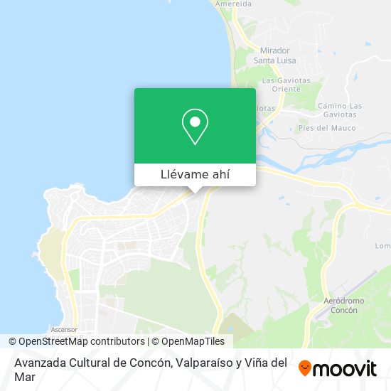 Mapa de Avanzada Cultural de Concón