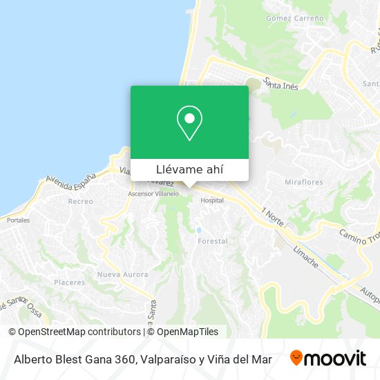 Mapa de Alberto Blest Gana 360