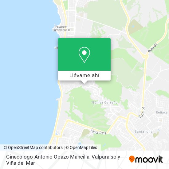 Mapa de Ginecologo-Antonio Opazo Mancilla
