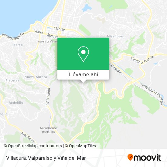 Mapa de Villacura