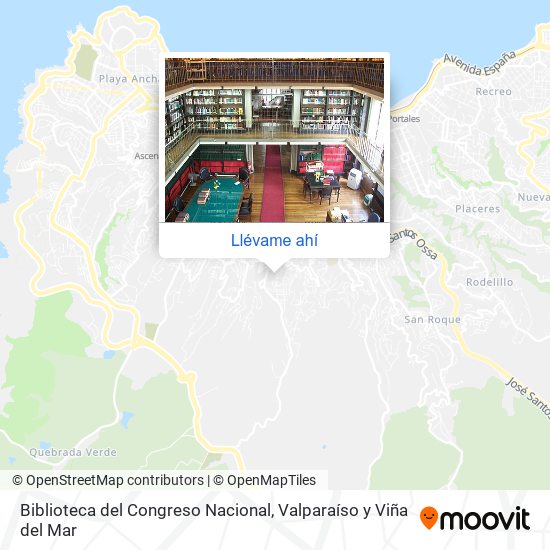 Mapa de Biblioteca del Congreso Nacional