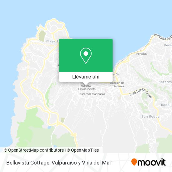 Mapa de Bellavista Cottage