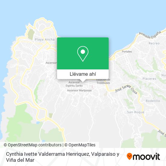 Mapa de Cynthia Ivette Valderrama Henriquez