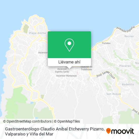 Mapa de Gastroenterólogo-Claudio Anibal Etcheverry Pizarro