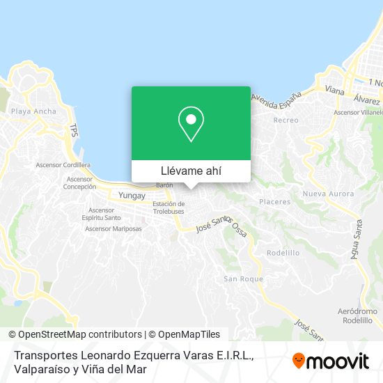 Mapa de Transportes Leonardo Ezquerra Varas E.I.R.L.