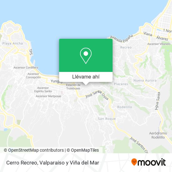 Mapa de Cerro Recreo