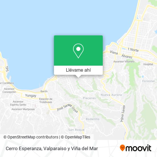 Mapa de Cerro Esperanza