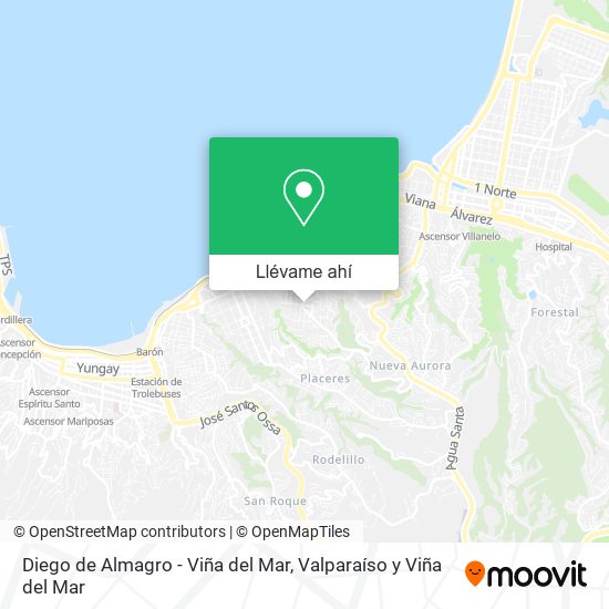 Mapa de Diego de Almagro - Viña del Mar