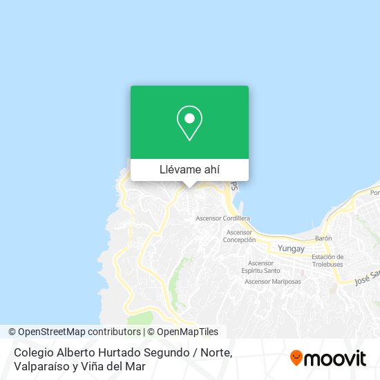 Mapa de Colegio Alberto Hurtado Segundo / Norte