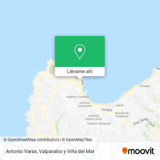 Mapa de Antonio Varas