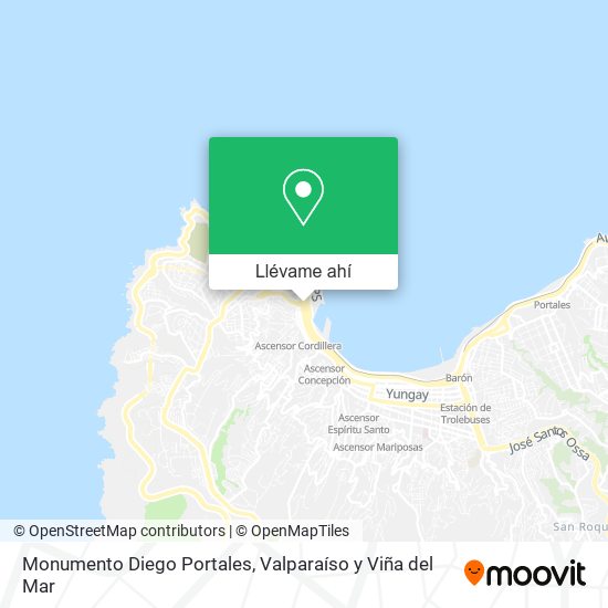 Mapa de Monumento Diego Portales