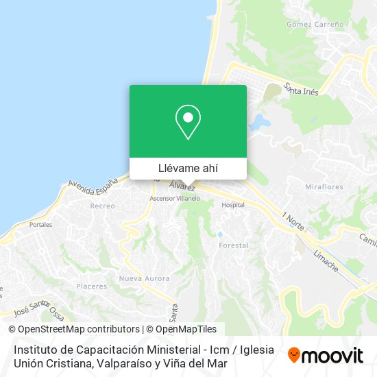 Mapa de Instituto de Capacitación Ministerial - Icm / Iglesia Unión Cristiana